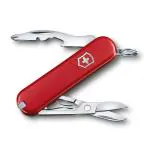 Victorinox Swiss Army Knife, Jetsetter, Small (58 mm), Red Scale, 0.6263 | Outdoor Multitool Pocket Knife