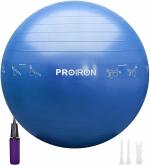Printed Yoga Ball-65cm Blue