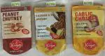 Kiyo's Dry Garlic Chutney +Flaxseed Chutney+ Peanut Garlic Chutney