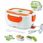 GOROFY Electric Heated Portable Food Warmer Lunch Box Electric Tiffin Box for Office and School