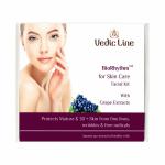 Vedicline Bio Rhythm Anti Aging Skin Care Facial Kit Glowing Skin And Deep Cleansing, Brightening And Instant Glow All Type Skin Solution (Scrub, Renewal Cream, Pack, Active Cream), 350ml
