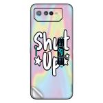 GADGETSWRAP Printed Vinyl Skin Sticker for Asus Rog Phone 5 - shut-up