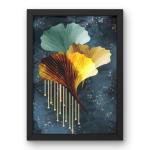 ZIG ZAG Elevate Your Space with Stunning Resin Art metal wall art paintings decoration decor living room painting Laminated Wall Art in Black Frame resin art laminated wall art black frame home decor handcrafted art Wall Decor for Living Room-Wall Hangi