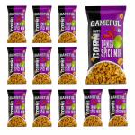 Gameful Tangy Spice Mix Corn Nut 15g+3g (20% Extra), Flavorful Snack to Satisfy Your Cravings, 216G Pack Of 12
