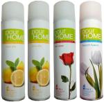 Pour Home Rose, French Fusion, Lime Life Spray, 17.5 G Each (Pack Of 4)