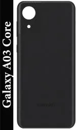 PURPLESAVVY Black Plastic Back Panel For Samsung Galaxy A03 Core