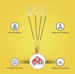 Trupti Agarbatti Silver Mist (pack of 6 ) 90 GM