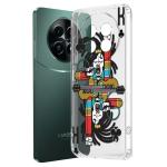 Fashionury Back Cover for realme NARZO 70x 5G Designer, Printed,Transparent,Flexible, Silicon -D3118