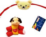 Kavim Kids RAKHI 23310 Yarn Rakhi Set (Teddy Bear Kids Rakhi n soft toy 12 cm n Greeting)