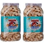 Choostix Biskies with Real Milk Solids Dog Treat, 500g (Jar) (Pack of 2)