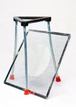 Pasco Tripod Iron Stand For Lab Bunsen Burner Support Stand With Wire Gauge, 6X4 Inches (Set Of 2)