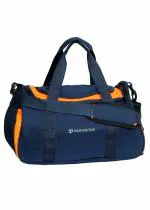Harissons Bags Multicolor Polyester Float Gym Bag (HB845NAVYBLUENEONORANGE)