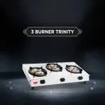 MAGIC plus 3 Burner TRINITY Stainless Steel Gas Stove