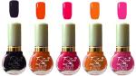 OUR Beauty Multicolor Extra Shine Long Wear Durable Nail Polish Vk65, 30 ml (Pack Of 5)