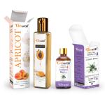 GO WOO Pack of 2 Juniper Berry Essential Oil and Apricot Carrier Oil-100% Pure Oil For Body 110ML