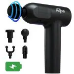 Dr Physio Supervolt Go 1023 Pro Cordless Rechargeable Portable Massager (Matte Black)