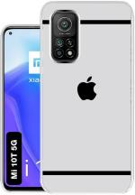 Case Club Silver Silicon Grip Case Back Cover For Mi 10T, Mi 10T Pro