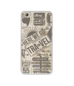Casotec Travel Design Printed Silicon Soft TPU Back Case Cover for LeTV Le 1S