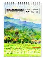 Craft Qila Landscape Painting (50 Sheets, 100 Pages) A5 Sketchbook | Top Spiral-Bound Sketchpad for Artists | Professional Grade Drawing and Sketchbook