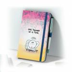 DOODLE MONK ONE THOUGHT A5 Dotted Journal NoteBook 160 Pages Includes Pen Loop for Office Work