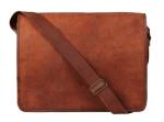 Rustic Town Brown Vintage Leather Messenger Bag