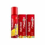 Quikrelif Spray 55g+ (2) Quick Relif Oil 50ml for Pain Relief pack of 3