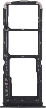 PURPLESAVVY Black Plastic Sim Card Tray For Vivo Y71