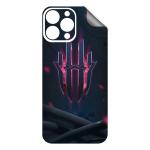 FCS Printed Mobile Back Skin Sticker Vinyl For Infinix Hot 11 2022 Nubia Red Texture Back Skin (FCS-92)