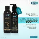 DHI EXTRA MILD SHAMPOO FOR DAILY USE 200 ML | HAIR CONDITIONER 200 ML (FREE)