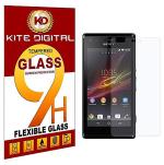 Kite Digital Sony Xperia M Premium Tempered Glass Screen Protector Slim 9H Hardness 2.5D