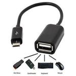 Home Sansar Micro USB OTG Cable Adapter for Android Smartphone and Tablet (Black)