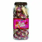 Oshon Fun Cones Chocolate Cream Filled Treat Cone 60 Pcs