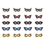 SPECIALYOU.IN 20pcs Multicolor Party eye mask for kids with elastic, Fancy Eye mask for kids birthday party/kids theme party, Party face mask, Eye wear paper party mask for boys and girls.