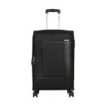 Safari Penta 8 Wheels 71 Cms Medium Check-in Trolley Bag Soft Sided Polyester 360 Degree Wheeling System Luggage, Trolley Bags for Travel, Suitcase for Travel, Black