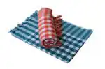 ASH Traders Multocolor Handloom Checkered Large Bath Towels for Men and Women Cotton, 36 x 72 inch (pack of 2)
