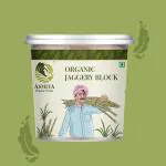 Asmita Organic Farms Jaggery Block - 450gm (Pack Of 2) | Pure & Organic Jaggery Block | Natural Sweetener