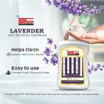 Regular Clean Lavender Anti-bacterial Handwash Natural _ Ideal for Home, Office, and Public Spaces _ Soothing Lavender Scent Foaming Hand Wash for Clean Enriched with Natural Lavender Extracts 500ML