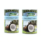 Sarwar Coconut Milk 400 Gram( Pack of 2)