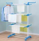 SUKOTS HEIGHTED DOUBLE POLL3 TIER CLOTH DRYING STAND