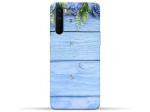 MobiEra OnePlus Nord Blue Wood Design Plastic Hard Case Cover