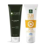 Organic Harvest 3in1 Face Wash and Sunscreen SPF 30 For Oily Skin