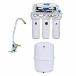 AQUA D PURE Wall Mountable Or Under Sink UV Water Purifier With Faucet And 15 Litres Hydro Pneumatic Pressure Tank For Home And Office (No Tds Reduction, No Wastage And No Ro)