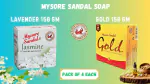 Mysore Sandal Gold & Jasmine (4+4)