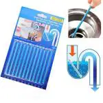 THORKHAN Drain Cleaner Sticks, Sink Deodorizer (12 Pcs), Sink Freshener to Keep Odor Free As Seen On TV for Bathroom, Kitchen, Toilet, Shower Drain