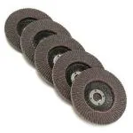 H9 Professional Flap Discs 4 Inch (100mm) Sanding Discs #80 Grit Grinding Wheels Blades For Angle Grinder (P80, Pack of 5 Disk)
