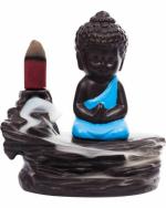 Miss Peach - Meditating Buddha Smoke Fountain With 10 Smoke Backflow Incense Cone (mpsmkbuddha012) , Diwali Gift, Best Gift for Diwali Decor, Diwali Decoration