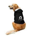 Ruse Dog Astronaut Monkey Printed Full Sleeve Hoodie Jacket, Black XXL