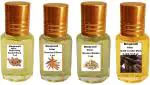 Menjewell Fragrances Pack of 4Pc 3ml Attar Woody Attar Men & Women