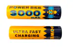 KP Original battery Flat :3000mAh 18650 Power BEE ICR 3.7V Rechargeable Li-ion Battery (Pack of 2)