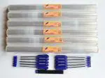 Swarnalekha Blue Plastic 14 inch Extra Fine Ballpoint Pen and Notebook Cover 21 pc.